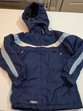 Limelight Navy Jacket with Light Blue Trim | Size M